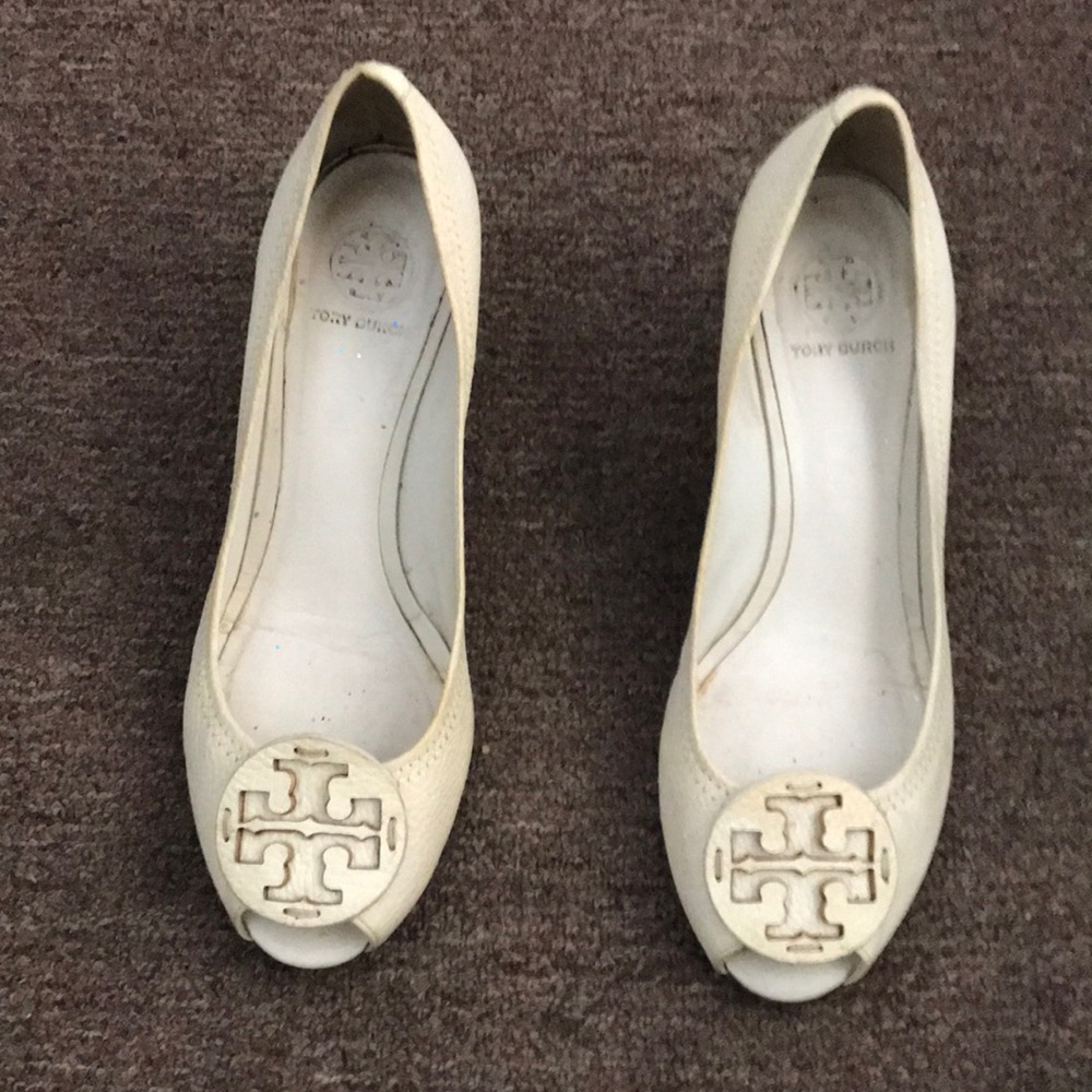 Tory Birch Wedge heel Peep Toe Shoes